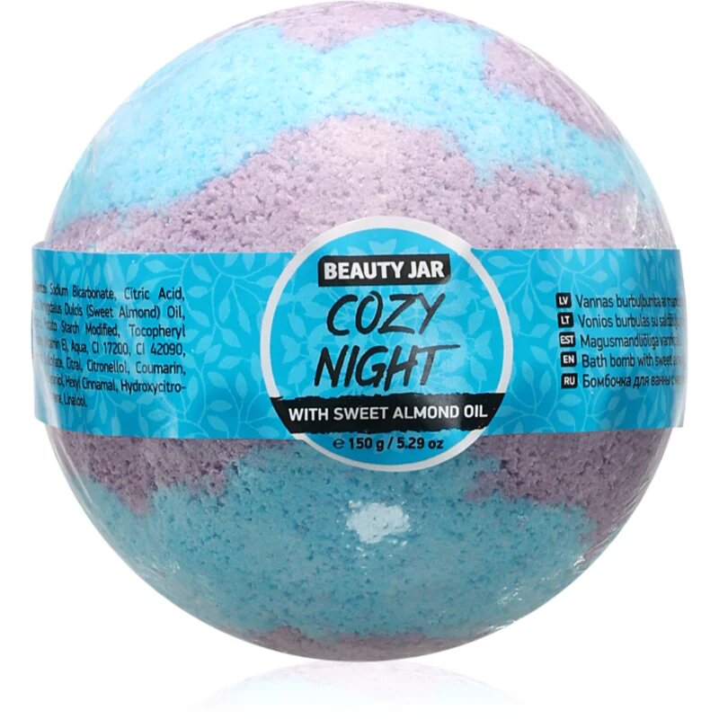 Beauty Jar Cozy Night kroglica za kopel 150 g