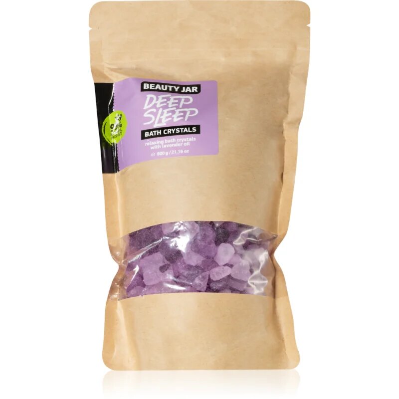 Beauty Jar Deep Sleep pomirjajoča sol za kopel s sivko 600 g