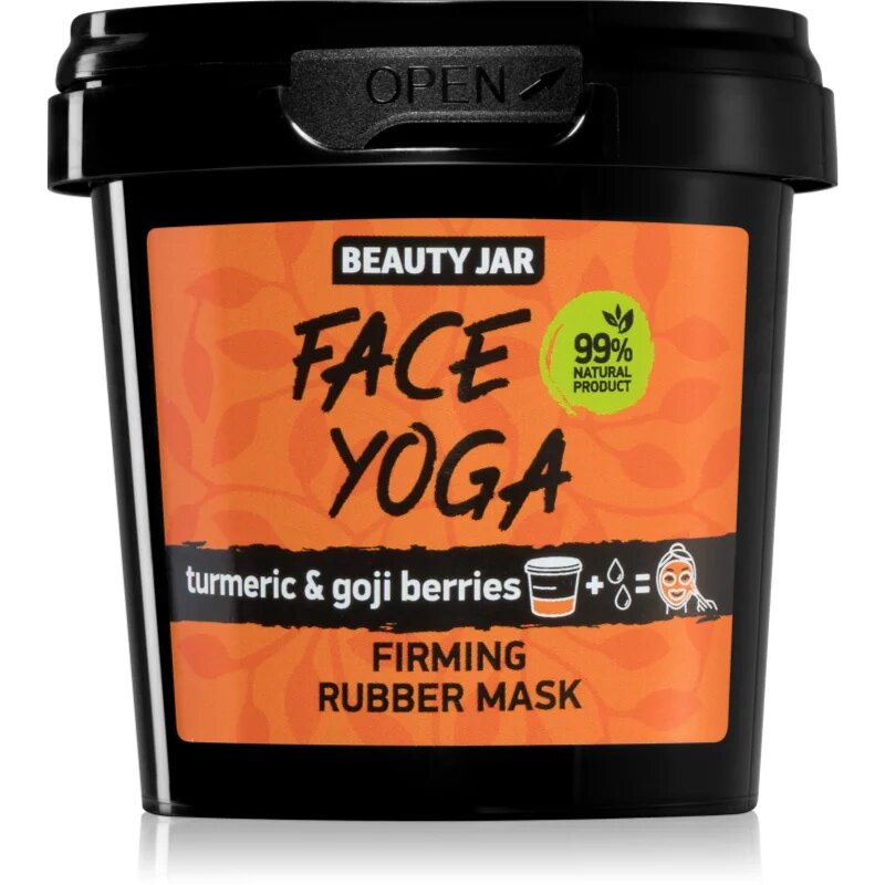 Beauty Jar Face Yoga čistilna luščilna maska s hranilnim učinkom 20 g