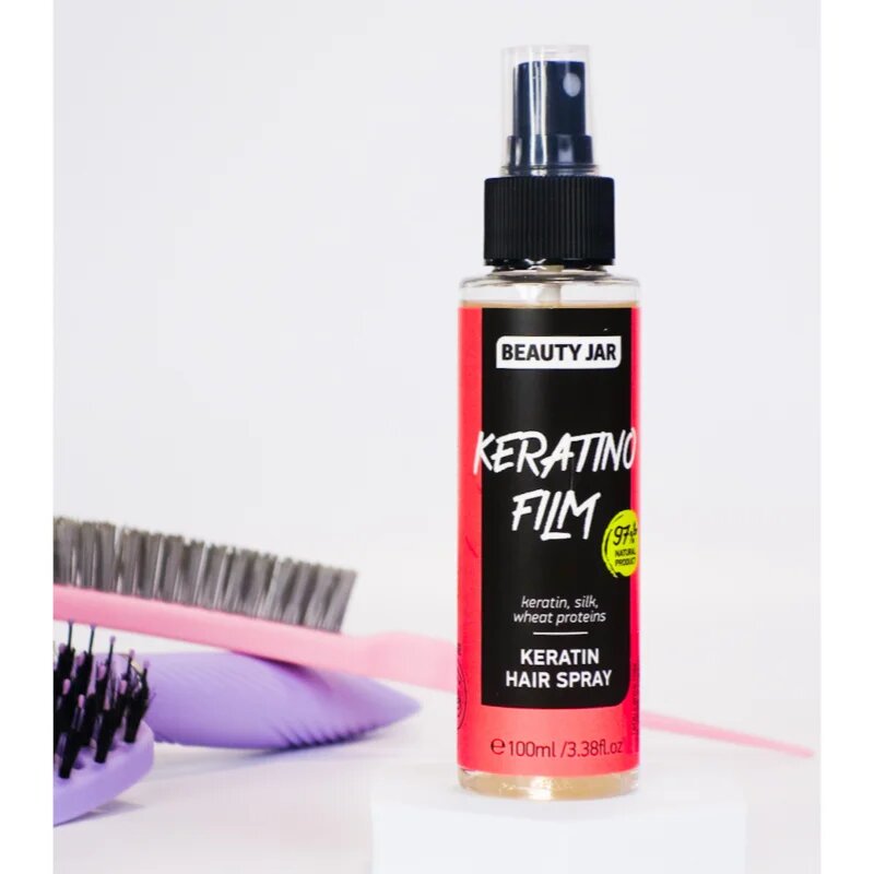 Beauty Jar Keratino Film keratinsko pršilo za šibke obremenjene lase 100 ml