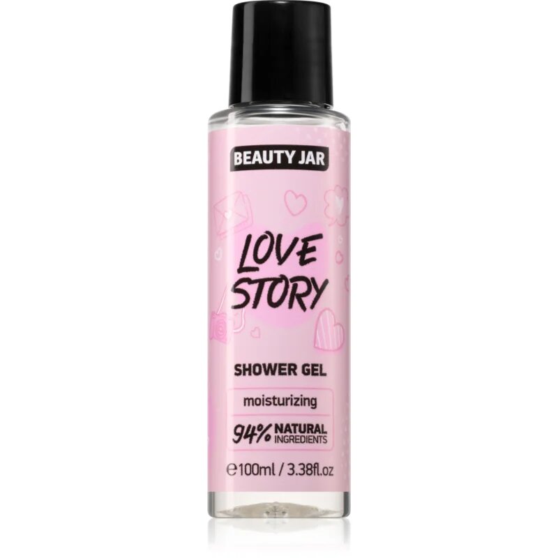 Beauty Jar Love Story nežni gel za prhanje 100 ml