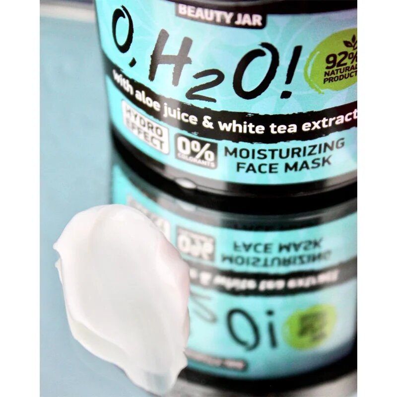 Beauty Jar O H2O! vlažilna maska za obraz z aloe vero 120 g