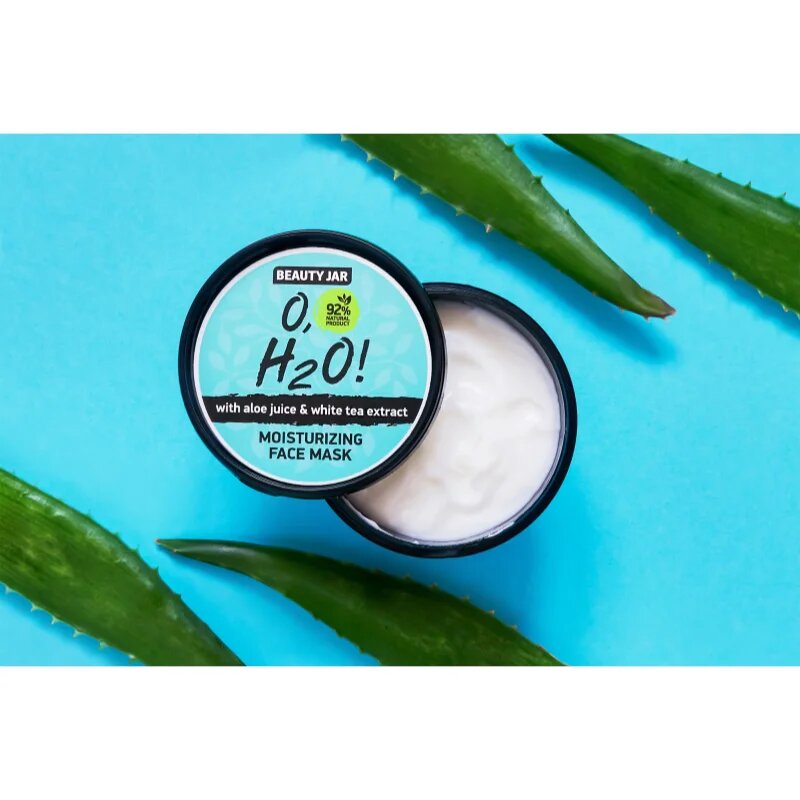 Beauty Jar O H2O! vlažilna maska za obraz z aloe vero 120 g