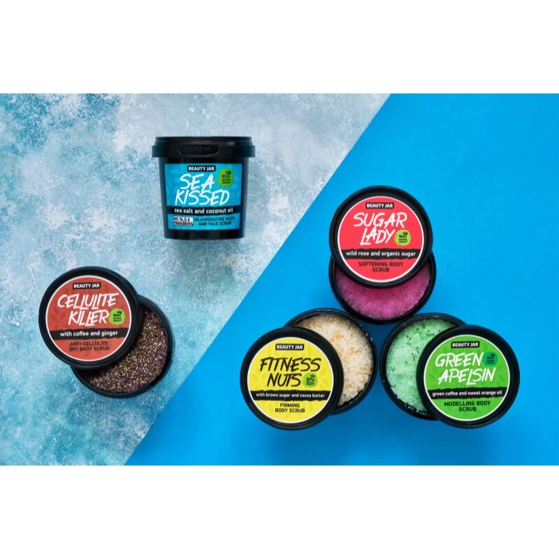 Beauty Jar Sea Kissed piling za obraz in telo z morsko soljo 200 g