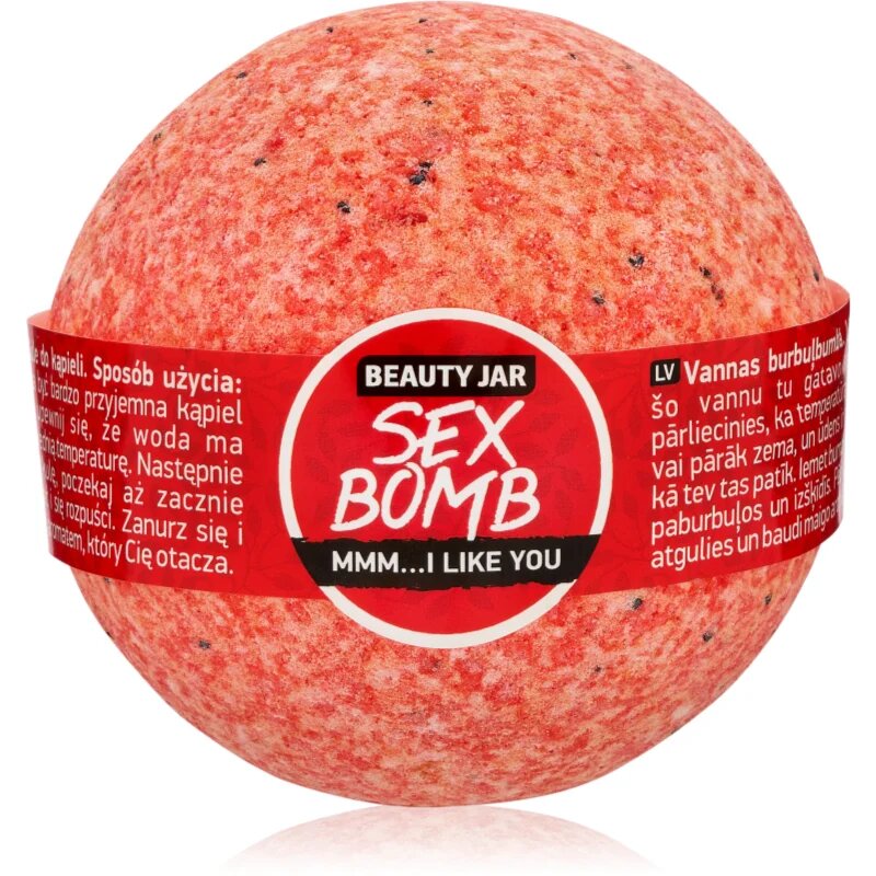 Beauty Jar Sex Bomb Mmm...I Like You šumeča kopalna kroglica 150 g