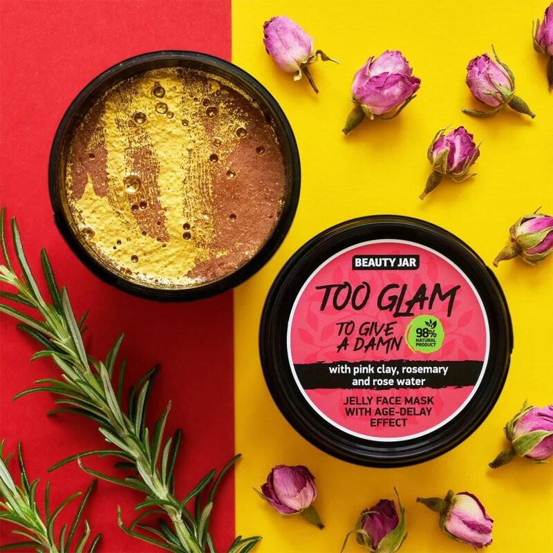 Beauty Jar Too Glam To Give A Damn gel maska proti prvim znakom staranja kože 120 g