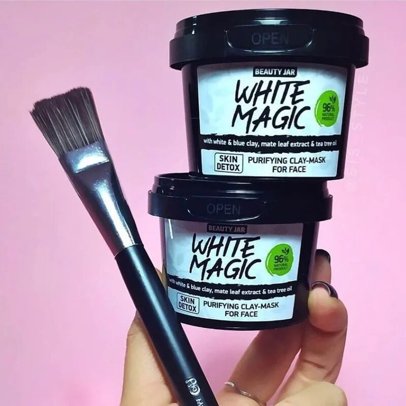 Beauty Jar White Magic čistilna maska za obraz z vlažilnim učinkom 120 ml