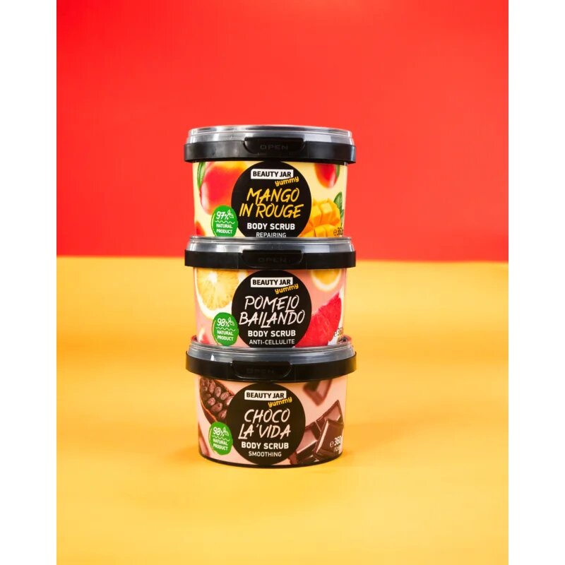 Beauty Jar Yummy Choco La'vida piling za telo 360 g