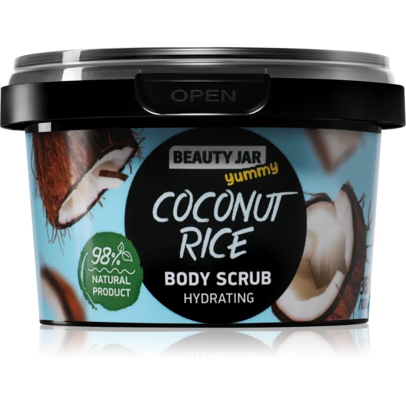 Beauty Jar Yummy Coconut Rice vlažilni piling 360 g