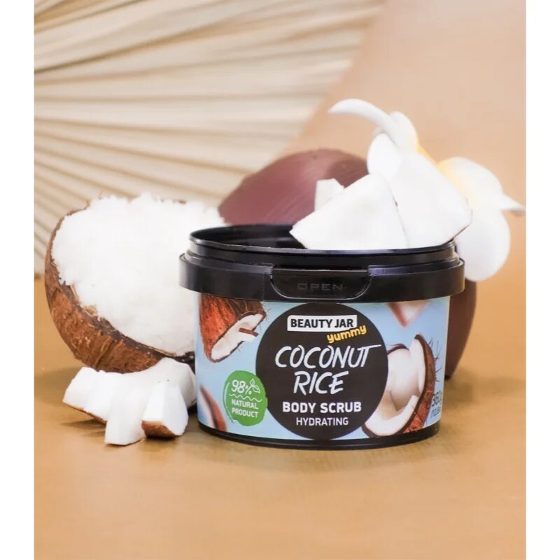 Beauty Jar Yummy Coconut Rice vlažilni piling 360 g