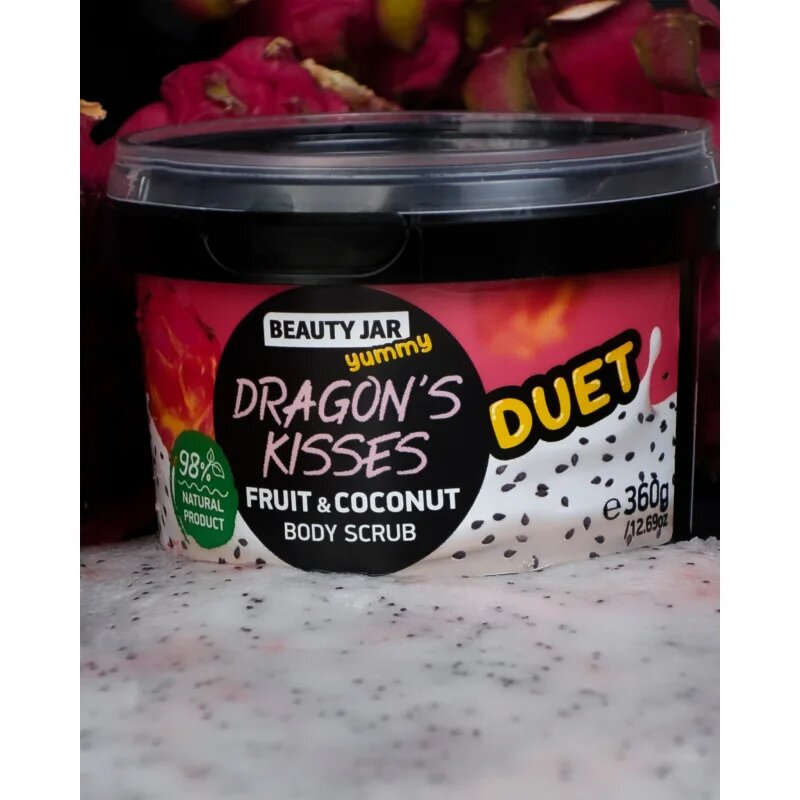 Beauty Jar Yummy Dragon's Kisses piling za telo 360 g