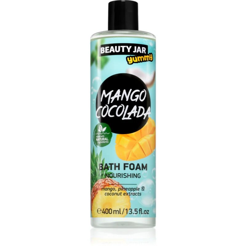 Beauty Jar Yummy Mango Cocolada pena za kopel s hranilnim učinkom 400 ml