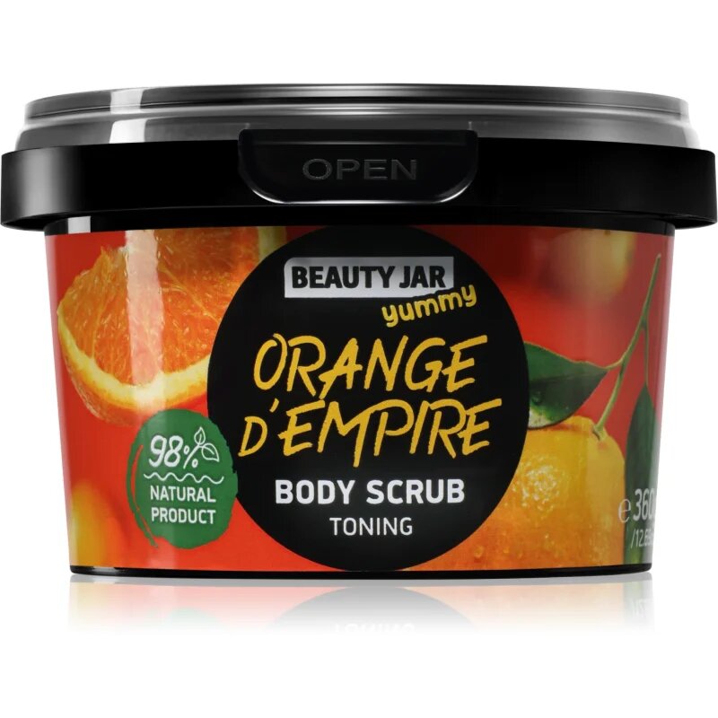 Beauty Jar Yummy Orange d'Empire nežni piling z osvežujočim učinkom 360 g