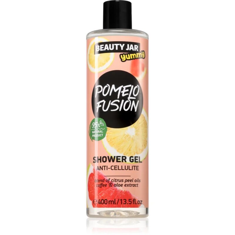 Beauty Jar Yummy Pomelo Fusion osvežujoč gel za prhanje proti celulitu 400 ml