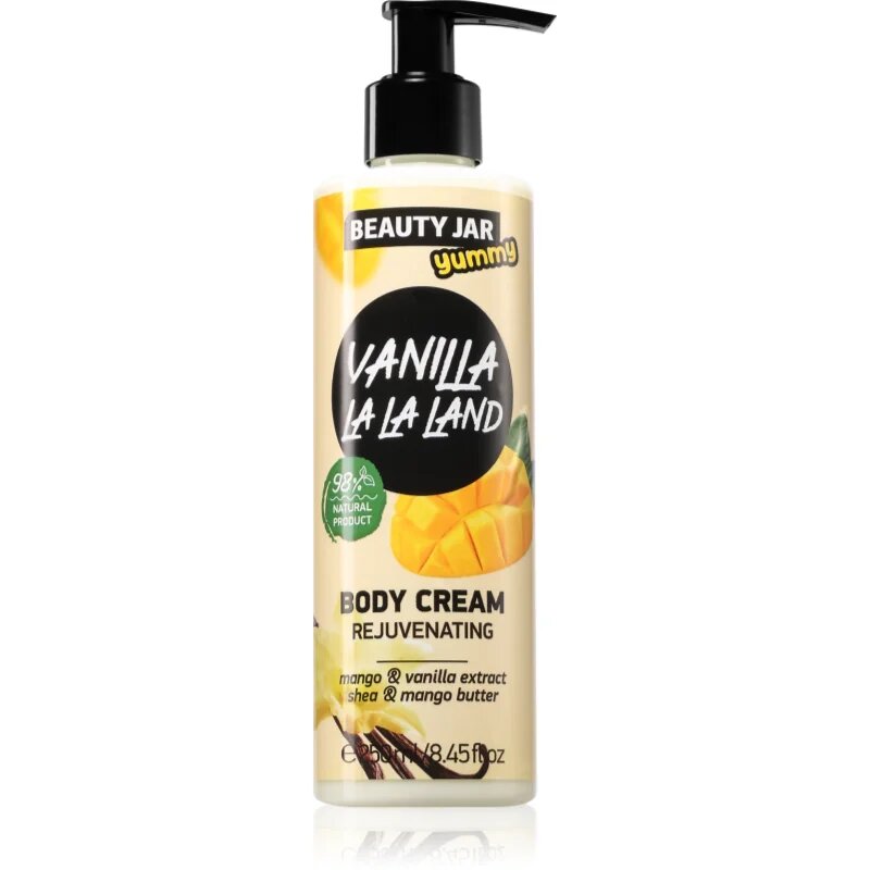 Beauty Jar Yummy Vanilla La La Land pomlajevalna krema za telo 250 ml