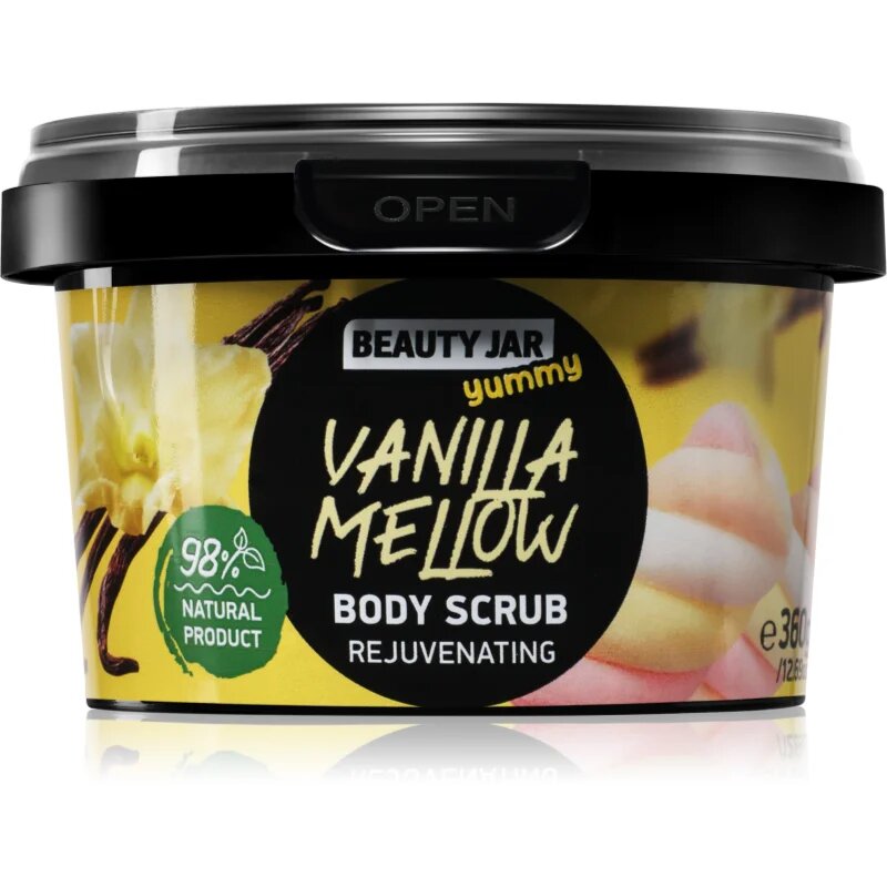 Beauty Jar Yummy Vanilla Mellow nežni piling s pomlajevalnim učinkom 360 g