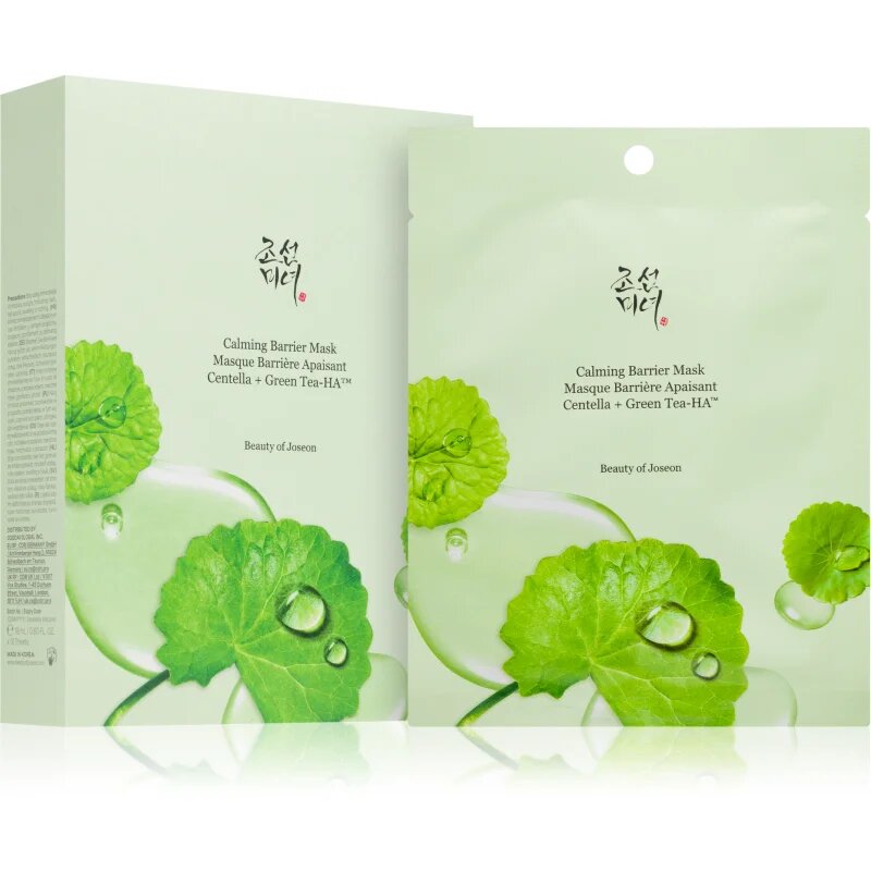 Beauty of Joseon Calming Barrier Mask pomirjevalna tekstilna maska 10 kos