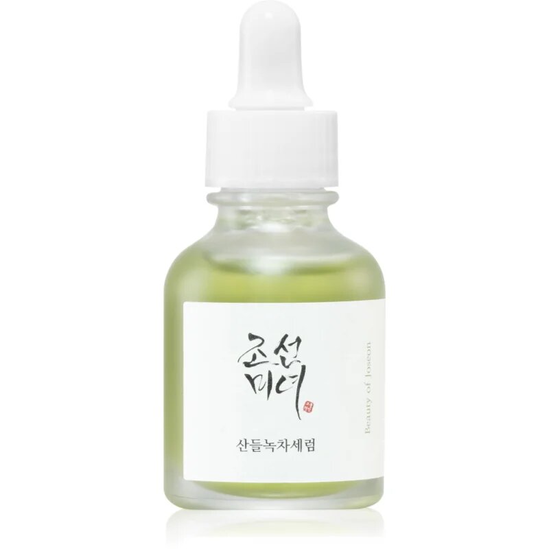 Beauty of Joseon Calming Serum Green Tea + Panthenol serum za pomiritev in okrepitev občutljive kože 30 ml