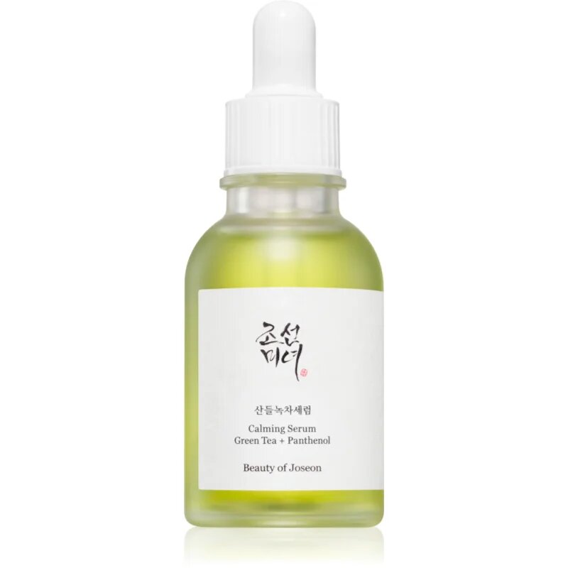 Beauty of Joseon Calming Serum Green Tea + Panthenol serum za pomiritev in okrepitev občutljive kože 60 ml