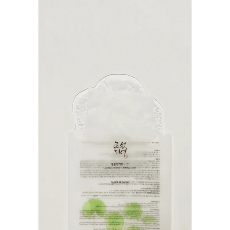 Beauty of Joseon Centella Asiatica Calming Mask vlažilna tekstilna maska za pomiritev in okrepitev občutljive kože 25 ml