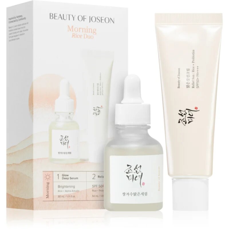Beauty of Joseon Morning Rice Duo Set set za poenotenje tona kože
