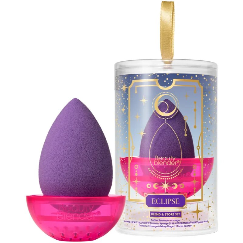 beautyblender® Blend & Store Set gobica za tekoči puder s podstavkom