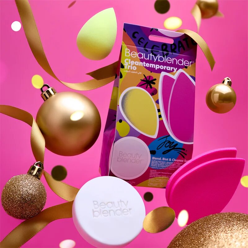 beautyblender® Holiday Cleantemporary Trio Set - Blend Blot & Cleanse darilni set