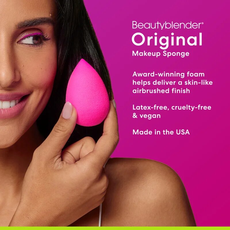 beautyblender® Original gobica za tekoči puder Pink 1 kos
