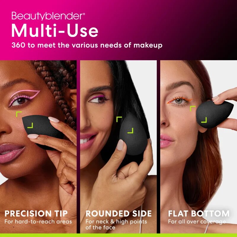 beautyblender® Original gobica za tekoči puder Pro Black 1 kos