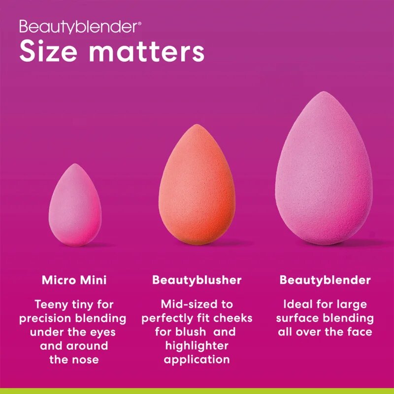 beautyblender® Perfect Trio Set precizna gobica za tekoči puder