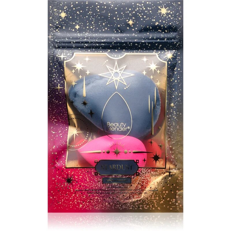 beautyblender® Stardust Blend & Bake Set gobica za tekoči puder + embalaža 2 kos