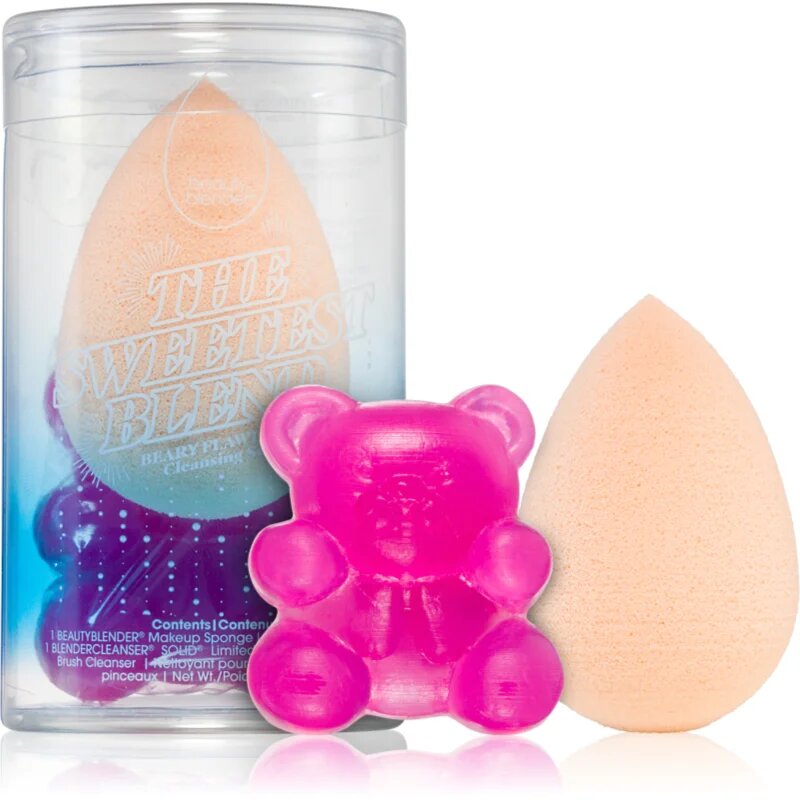 beautyblender® The Sweetest Blend Beary Flawless Cleansing Set set za popoln videz