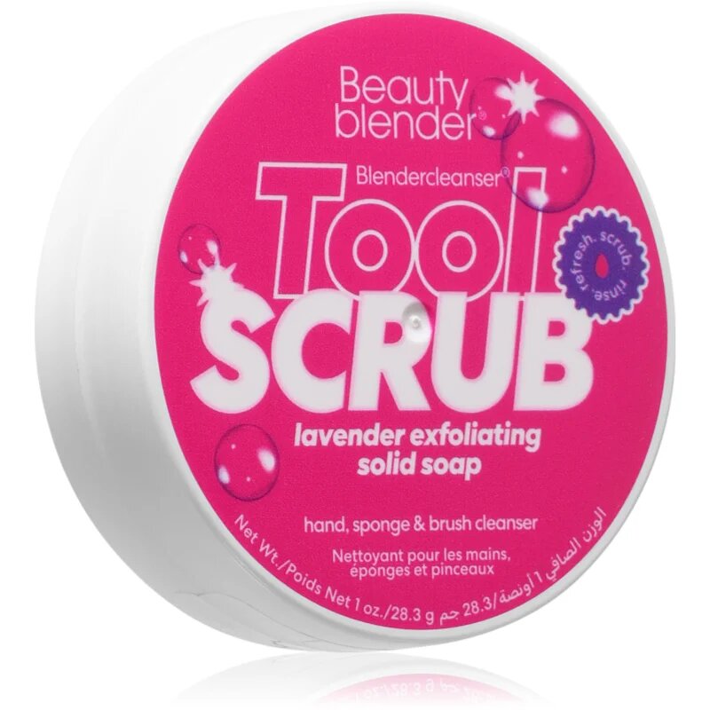 beautyblender® Tool Scrub Lavender trdo čistilo gobic in čopičev za ličenje 28.3 g