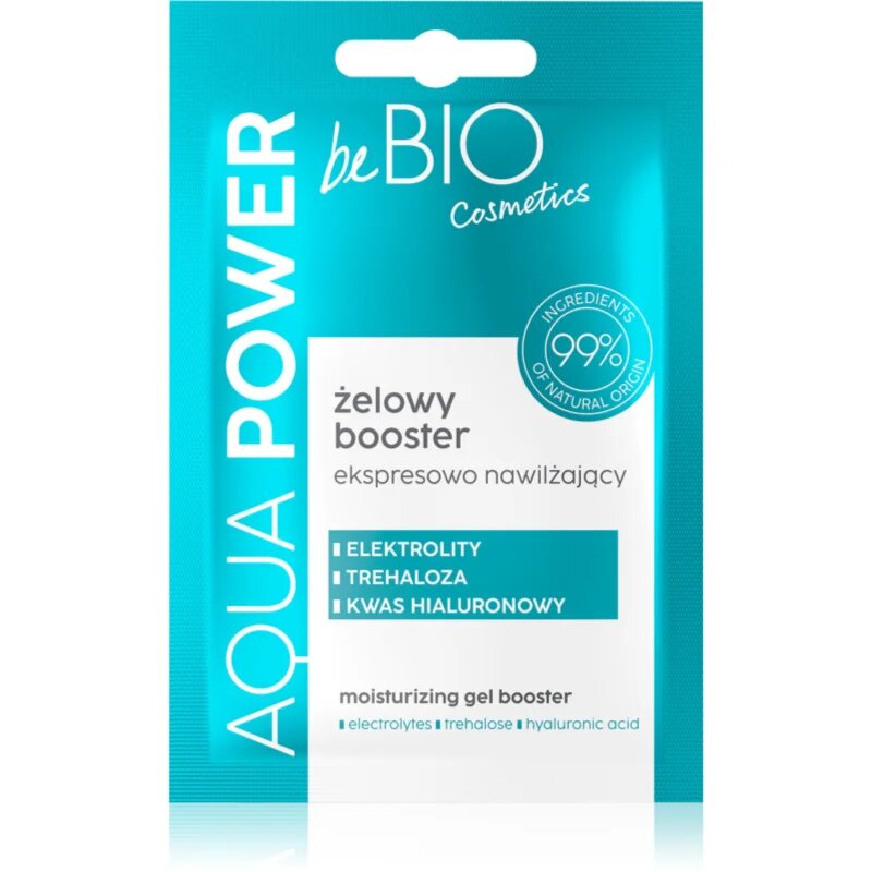 beBIO AQUA POWER osvežilni in vlažilni booster 10 ml