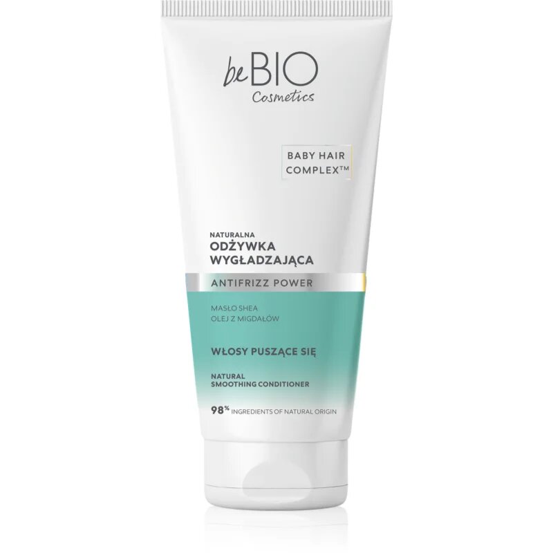 beBIO Baby Hair Complex Antifrizz Power balzam proti krepastim lasem 200 ml