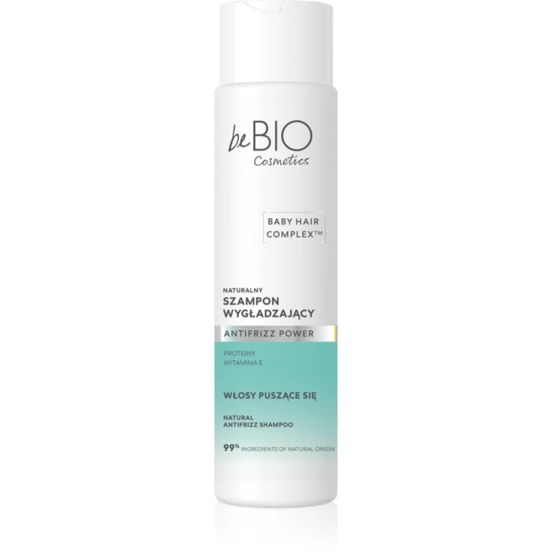 beBIO Baby Hair Complex Antifrizz Power gladilni šampon proti krepastim lasem 300 ml