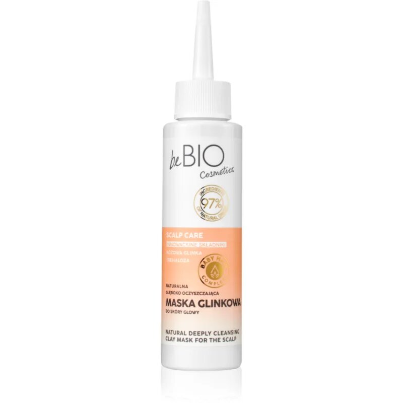 beBIO Baby Hair Complex Scalp Care globoko čistilna maska za lase in lasišče 100 ml