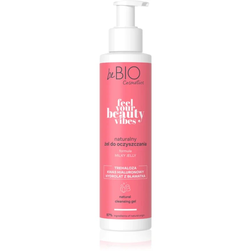 beBIO Feel Your Beauty Vibes čistilni kremasti gel za obraz 150 ml