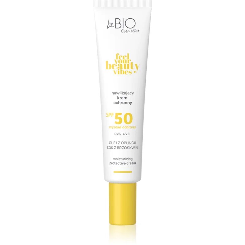 beBIO Feel Your Beauty Vibes vlažilna zaščitna krema SPF 50 40 ml