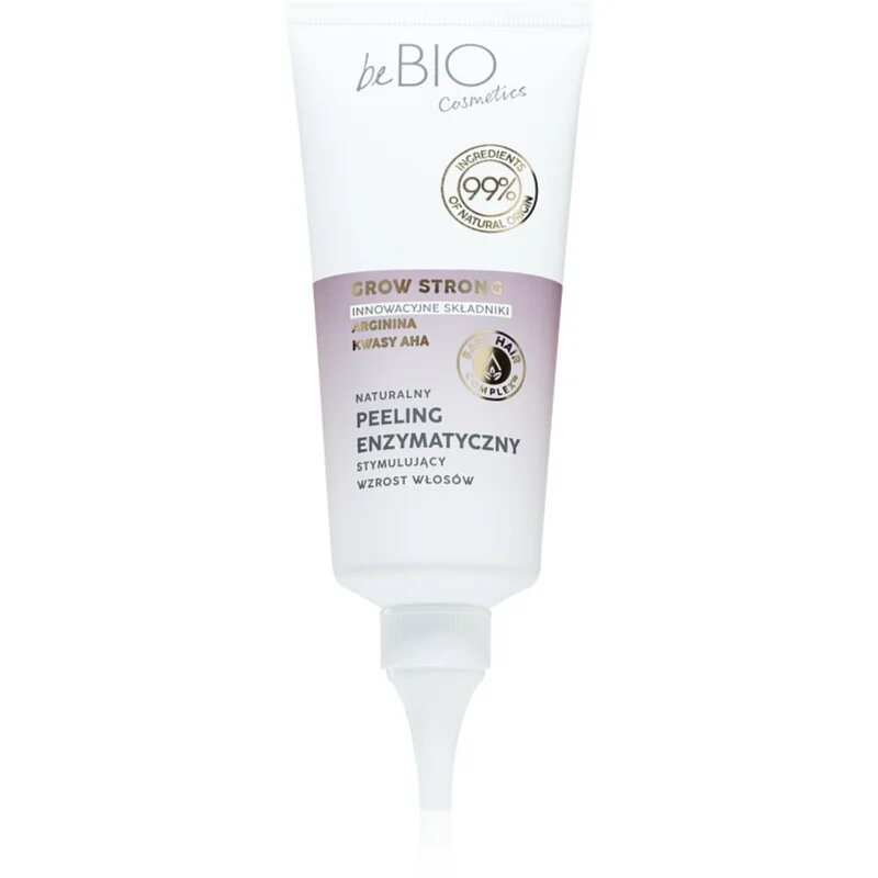 beBIO Grow Strong encimski piling za lase in lasišče 100 ml