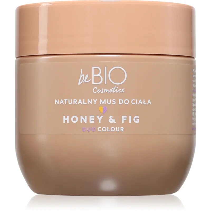 beBIO Honey & Fig pena za telo za razvajanje s hranilnim učinkom 200 ml