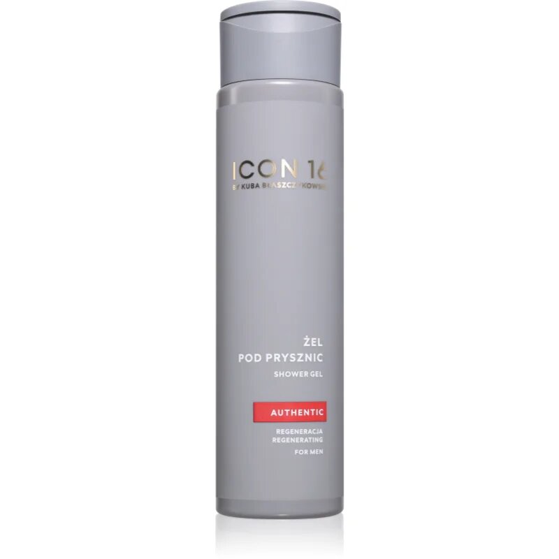 beBIO ICON16 Authentic regeneracijski gel za prhanje za moške 300 ml