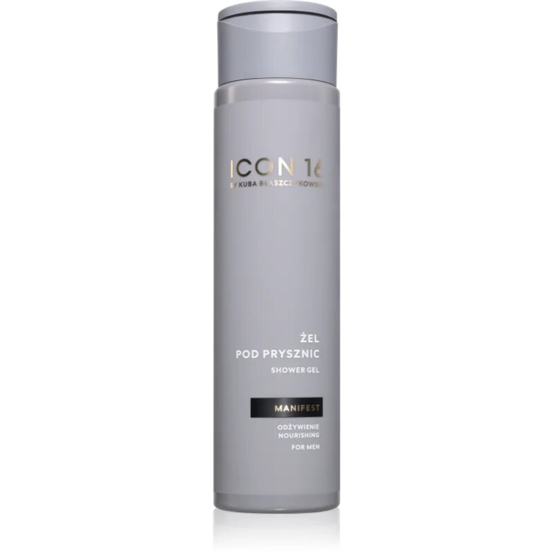 beBIO ICON16 Manifest hranilni gel za prhanje za moške 300 ml