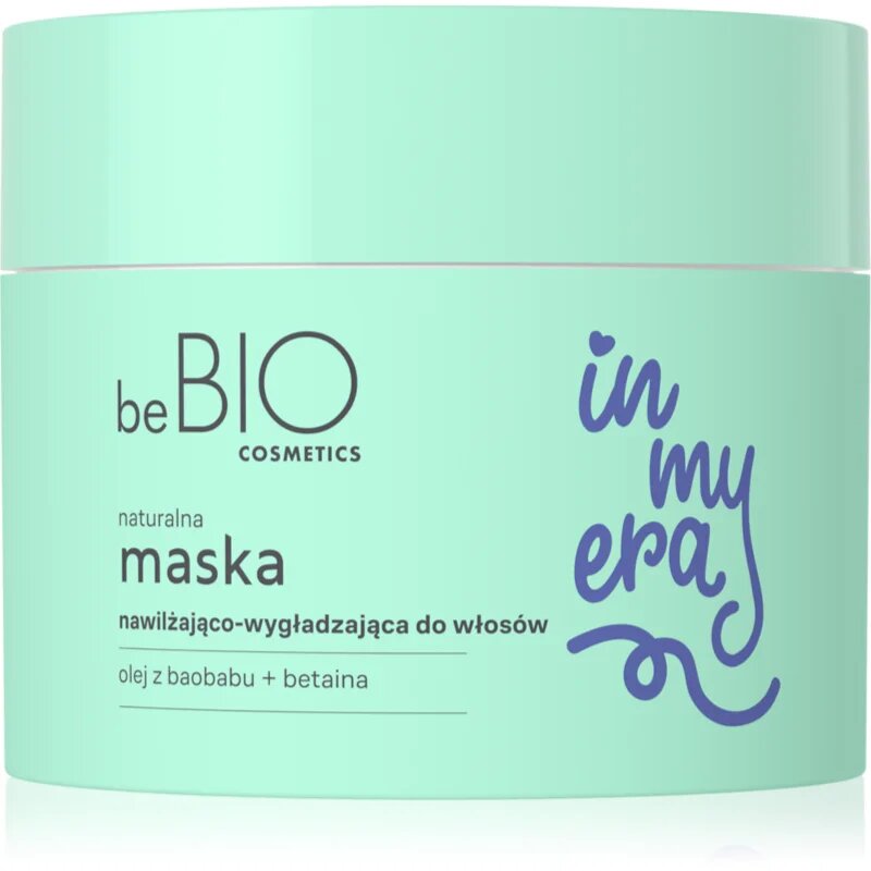 beBIO In My Era Moisturizing & Smoothing globinsko vlažilna maska za glajenje las 250 ml