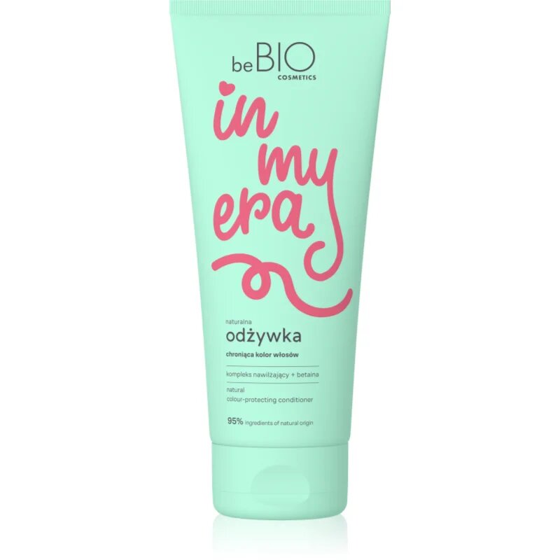 beBIO In My Era Natural Color Protect vlažilni balzam za zaščito barve 200 ml