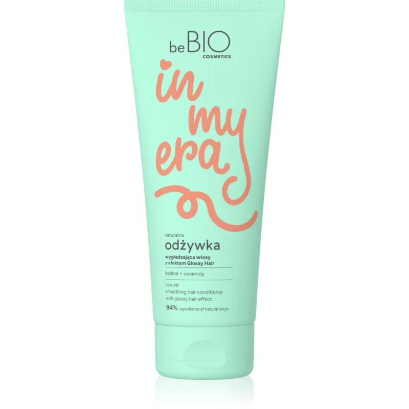 beBIO In My Era Natural Smoothing balzam za glajenje las za sijaj in mehkobo las 200 ml