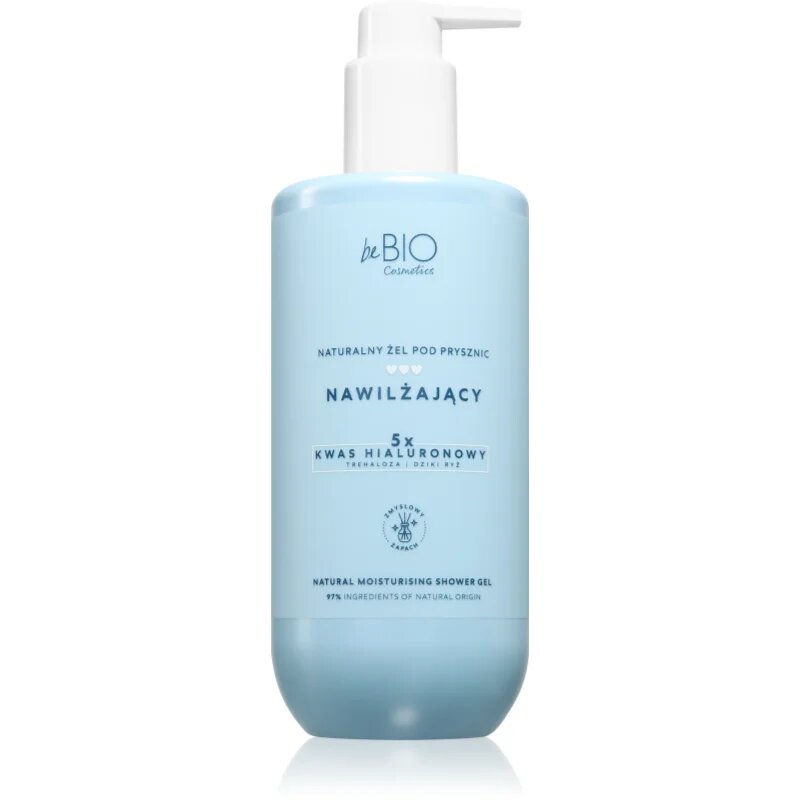 beBIO Natural Moisturising Shower Gel vlažilen gel za prhanje 350 ml
