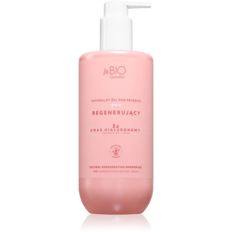 beBIO Natural Regenerating Shower Gel regeneracijski gel za prhanje 350 ml
