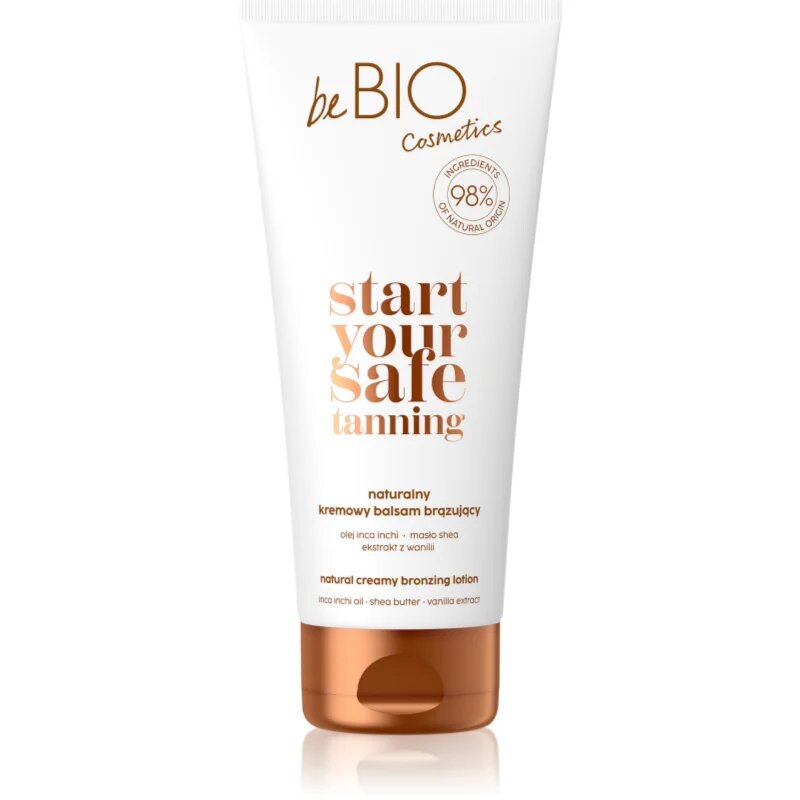 beBIO Safe Tanning tonirano mleko za telo 200 ml