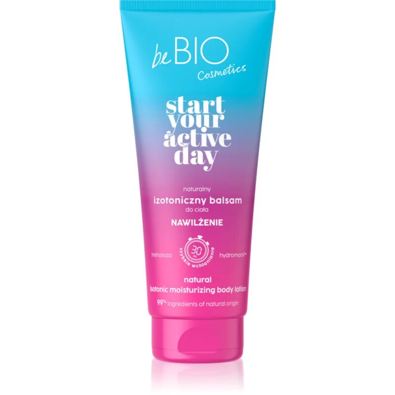 beBIO Start Your Active Day vlažilna krema za telo 200 ml